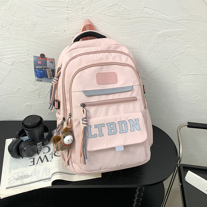 Moderne Texturierte Freizeit Rucksack Karnz