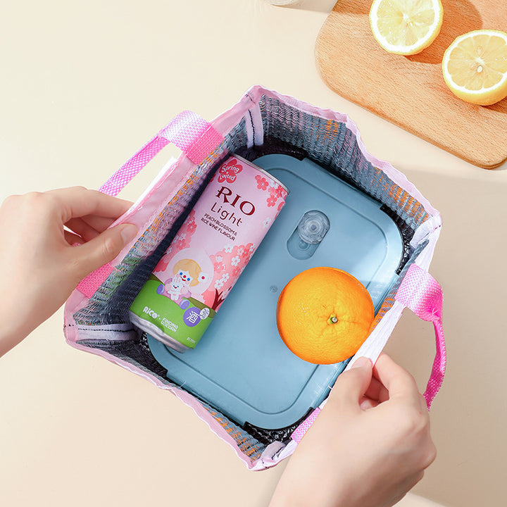 Süße Kaninchen-Themen-Isolierte Lunch-Tasche