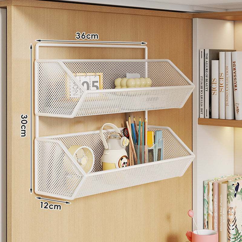 Clip-On Mesh Schrankrand Aufbewahrungskorb Organizer