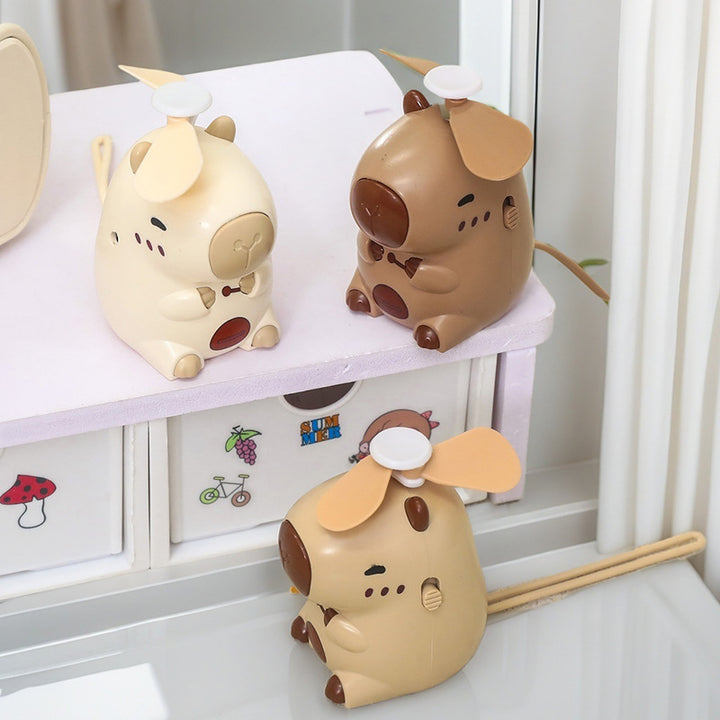 Damen Tragbarer Handventilator im tierischen Design Karnz