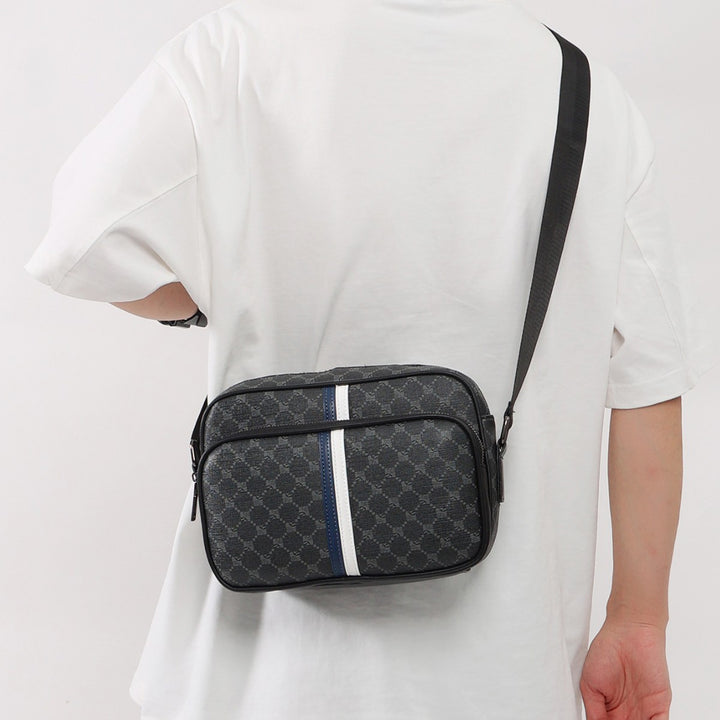 Lässige Leder Schultertasche