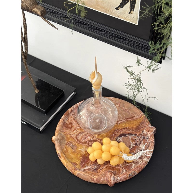 Dekoratives Marmor Tablett