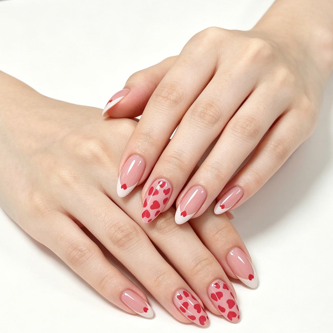 Herz-Muster Nail Art Verbesserungen Karnz