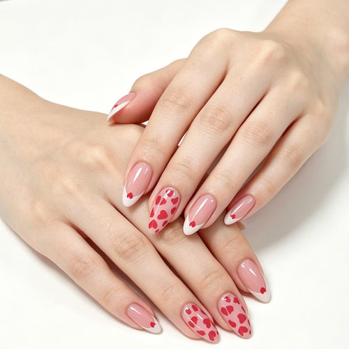 Herz-Muster Nail Art Verbesserungen Karnz