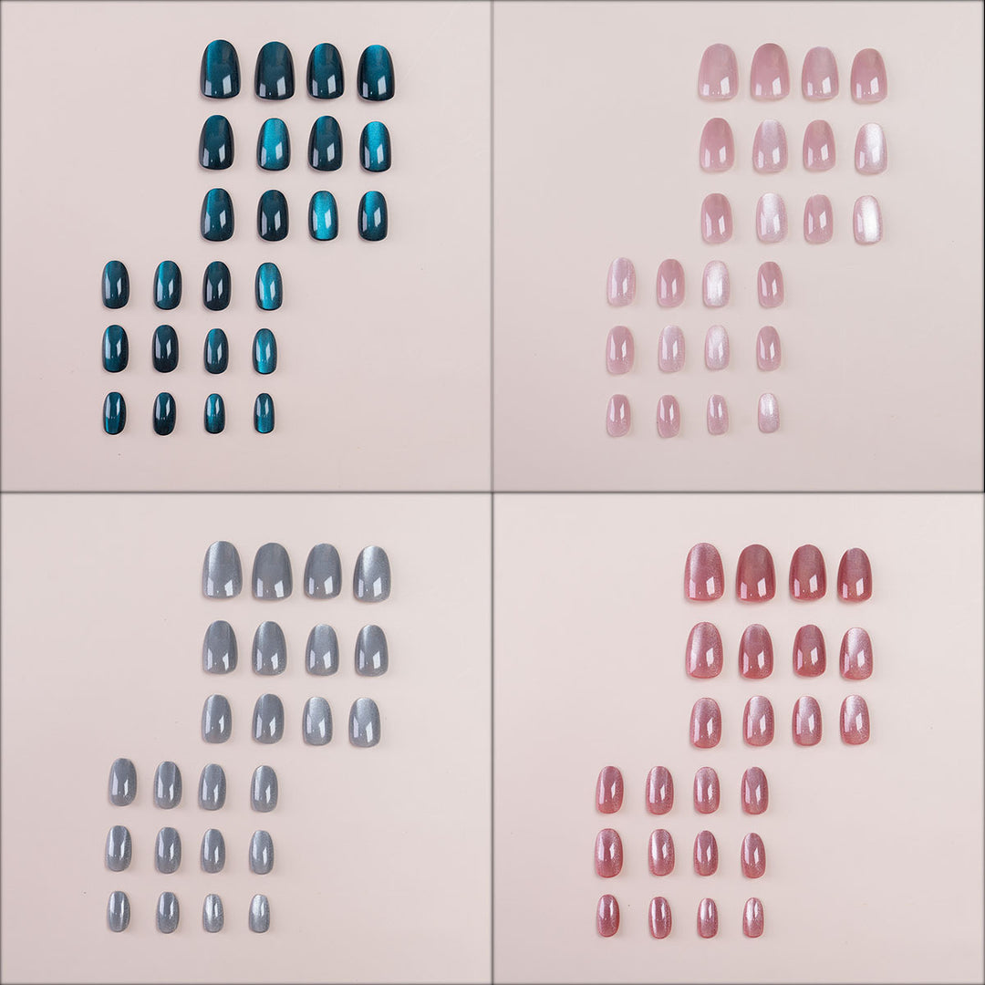 Glänzendes Press-On Nagelset
