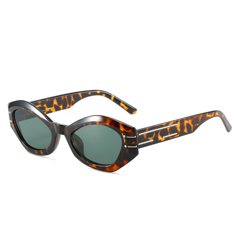 Damen stilvolle Designer-Sonnenbrille mit einzigartiger Rahmenkonstruktion Karnz