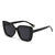 Damen Oversized Sonnenbrille mit auffälligem Rahmen Karnz