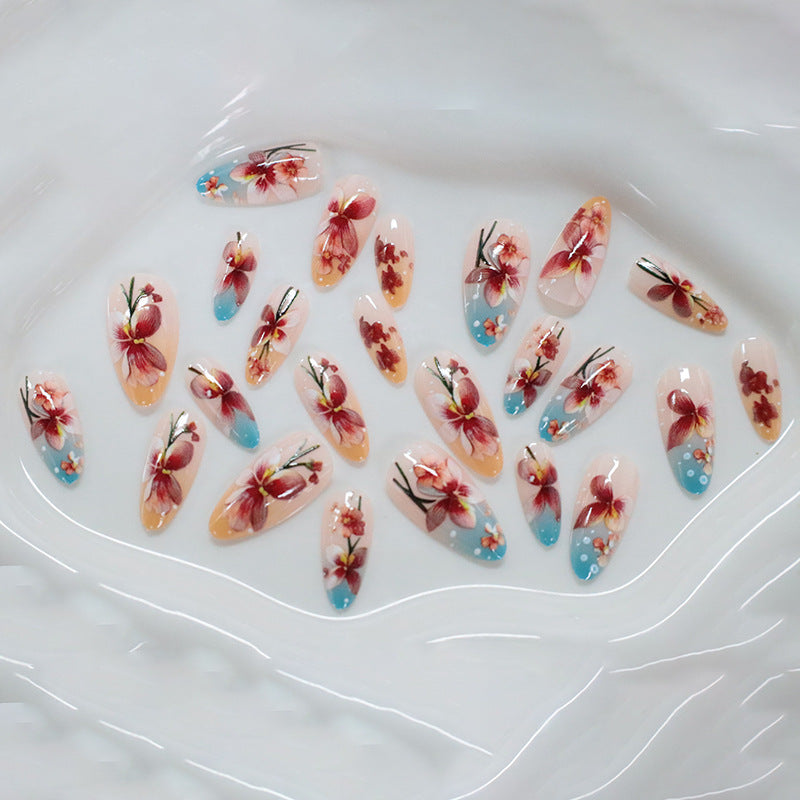 Blumenschmuck Nagelkunst Karnz