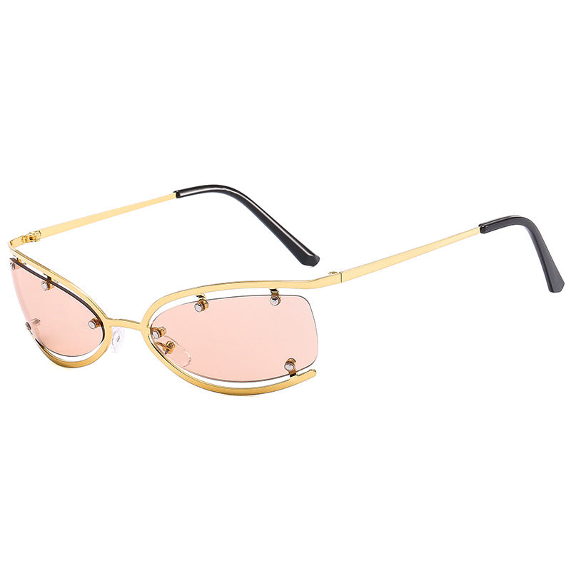 Damen Cat-Eye Sonnenbrille mit luxuriösen Akzenten und schützendem UV-Filter Karnz