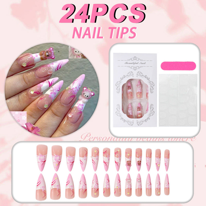 Dekorative Cartoon Nagelspitzen Karnz