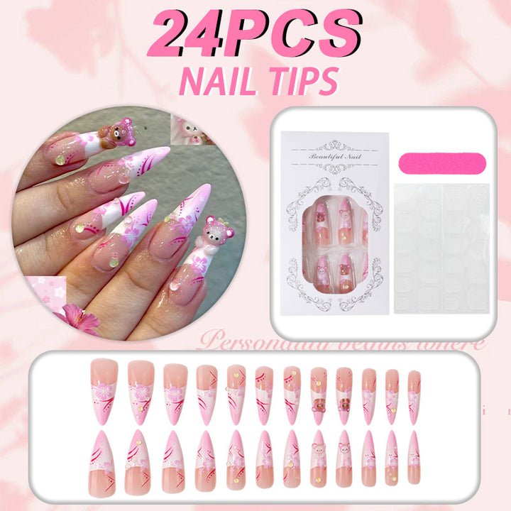 Dekorative Cartoon Nagelspitzen Karnz