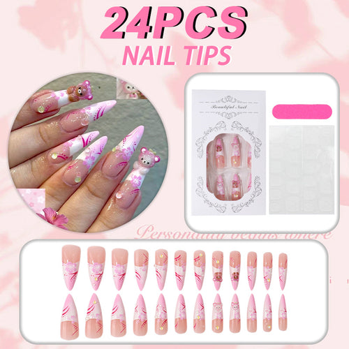 Dekorative Cartoon Nagelspitzen Karnz