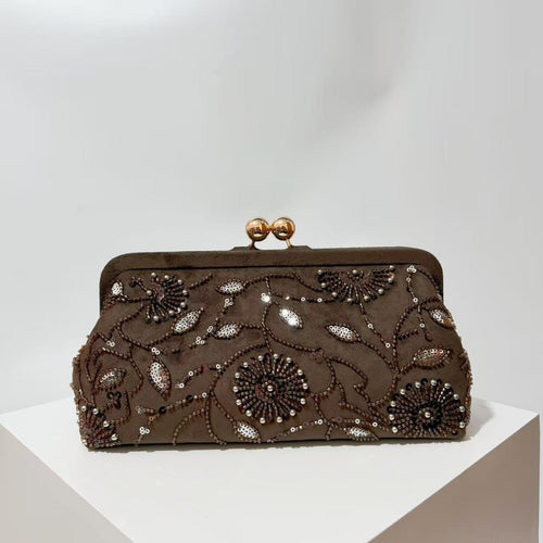 Verzierte Clutch-Handtasche