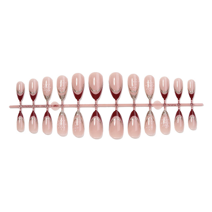 Glamouröses Stiletto Press-On Nagelkunst Set Karnz