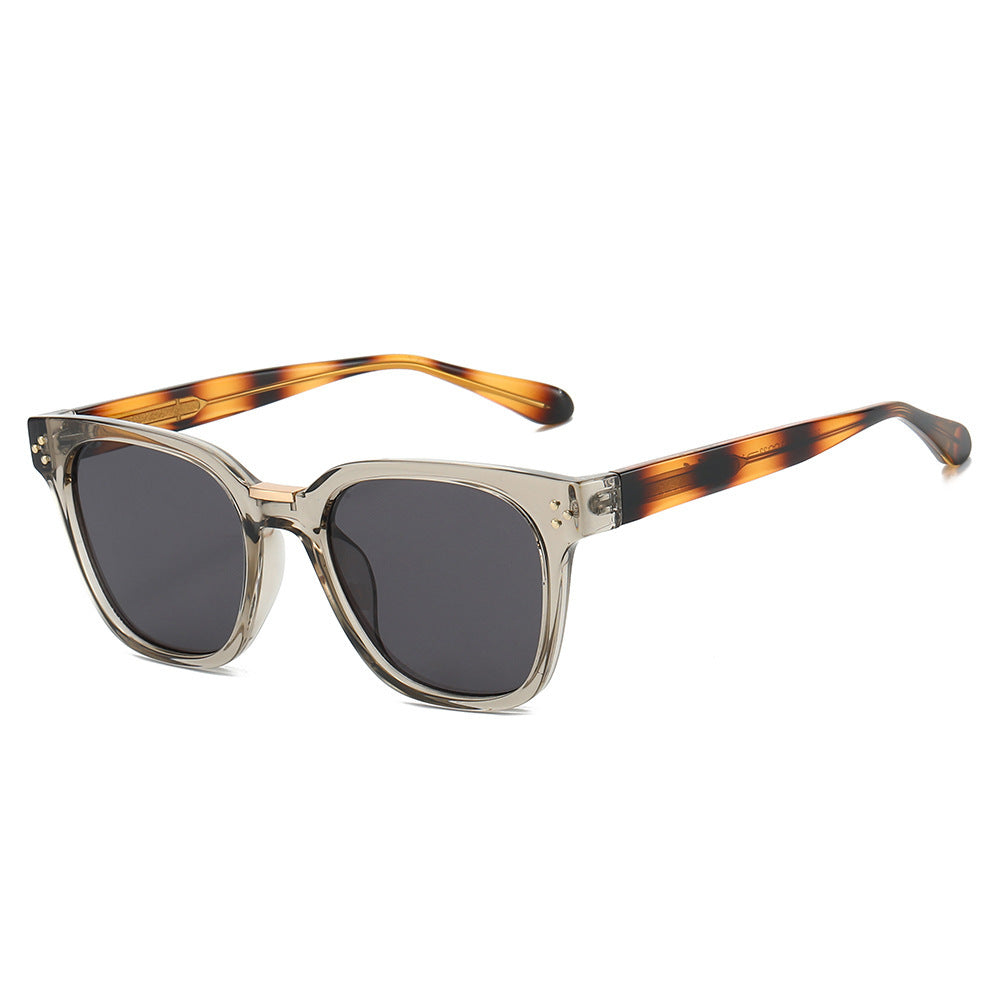 Damen Geometrische Sonnenbrille mit breitem Rahmen und UV-Schutz Karnz