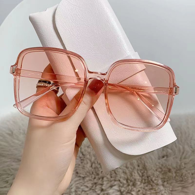 Damen quadratische Oversized-Sonnenbrille mit integriertem UV-Schutz Karnz