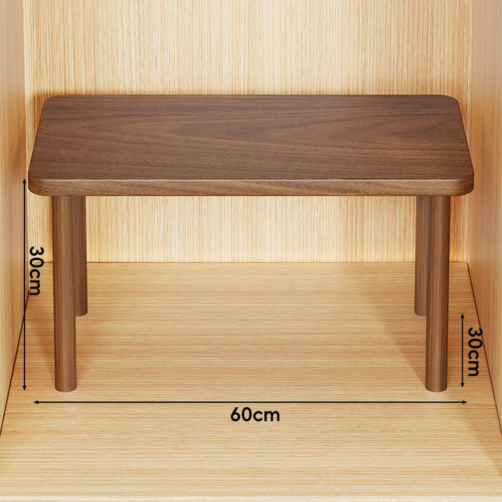 Verstellbarer Mehrhöhe Holz Monitorständer und Desktop Regal