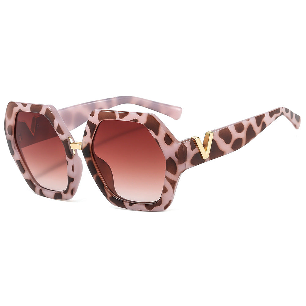 Damen elegante Sonnenbrille mit funkelndem Rahmen Karnz