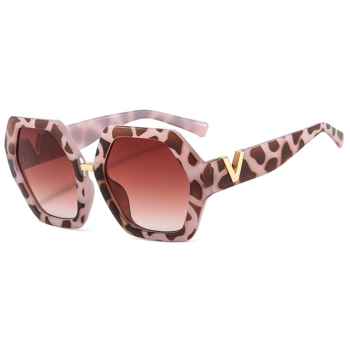 Damen elegante Sonnenbrille mit funkelndem Rahmen Karnz