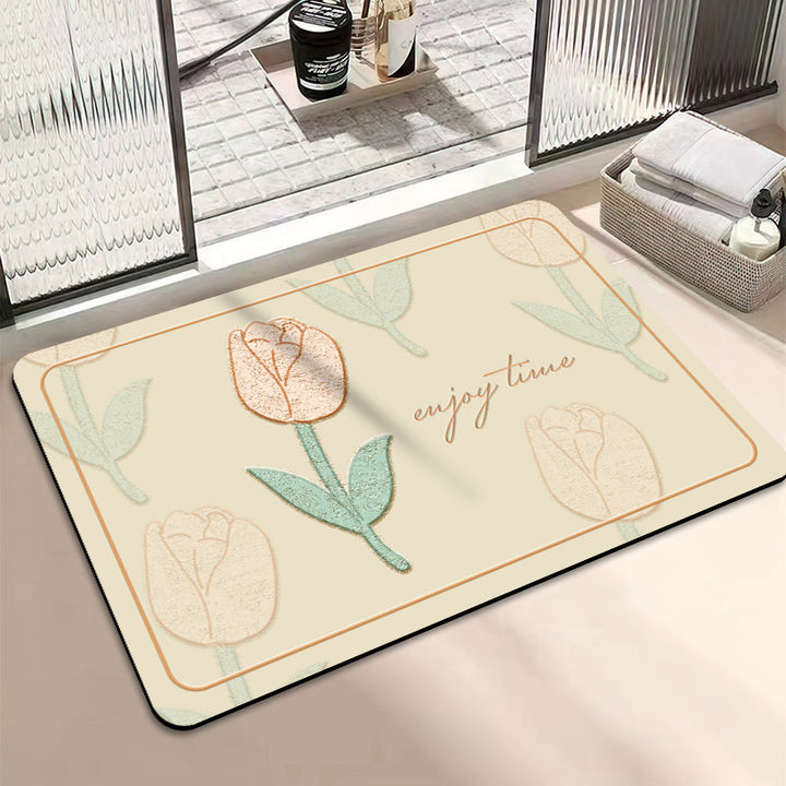 Inspirierender floraler Teppich