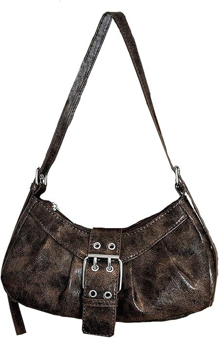Schultertasche mit Trendigem Design und Dekorativem Schnallenverschluss Karnz