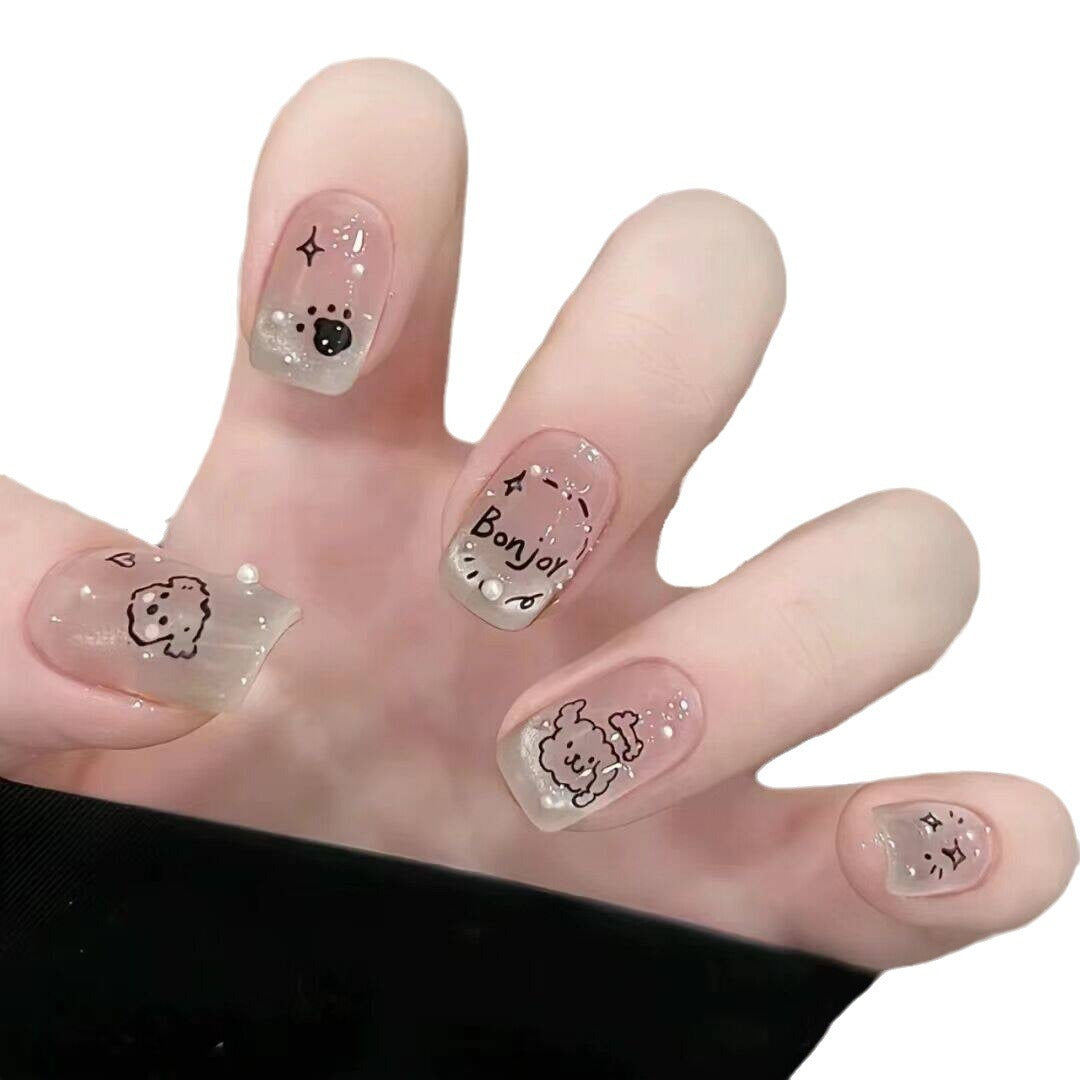 Verspielt Cartoon Nagelkunst Press-On Extensions Karnz