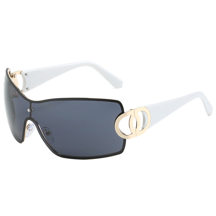 Stylische Chunky Quadratrahmen Sonnenbrillen Karnz