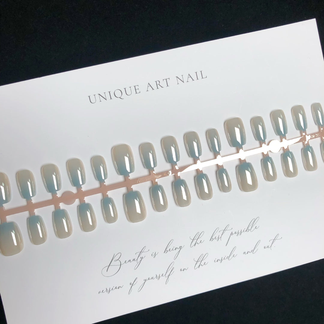 Elegantes Ombre Press-On Nagelset