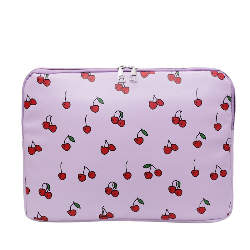 Verspielte Kirschmotiv Laptop Sleeve Karnz