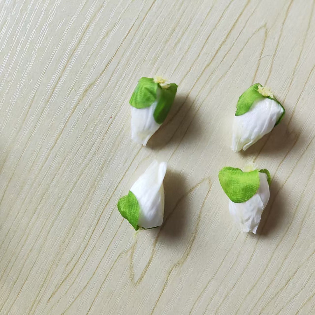 Realistische Seidenblumenverzierungen