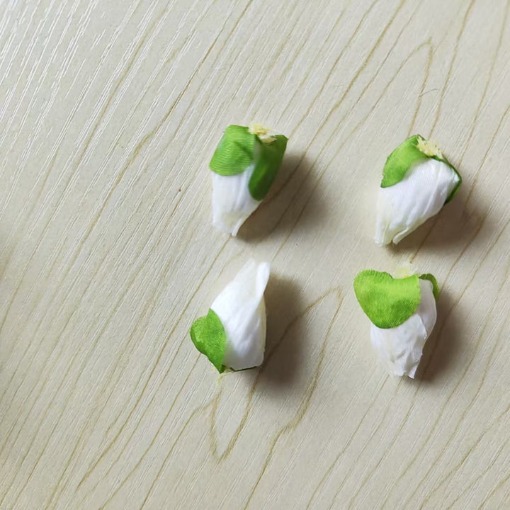 Realistische Seidenblumenverzierungen