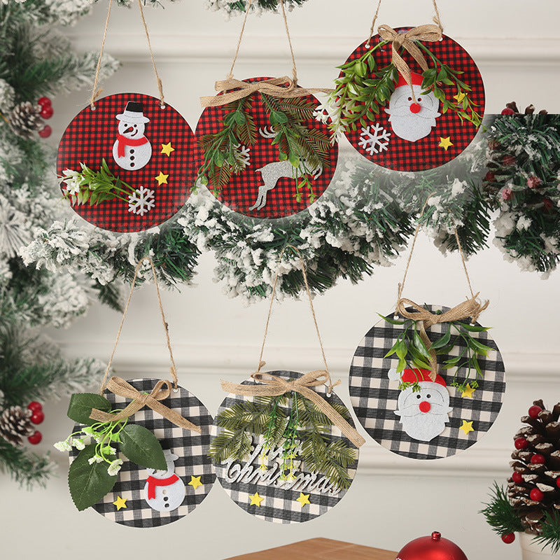 Dekorative Weihnachtsanhänger mit Schneemann-Motiv Karnz