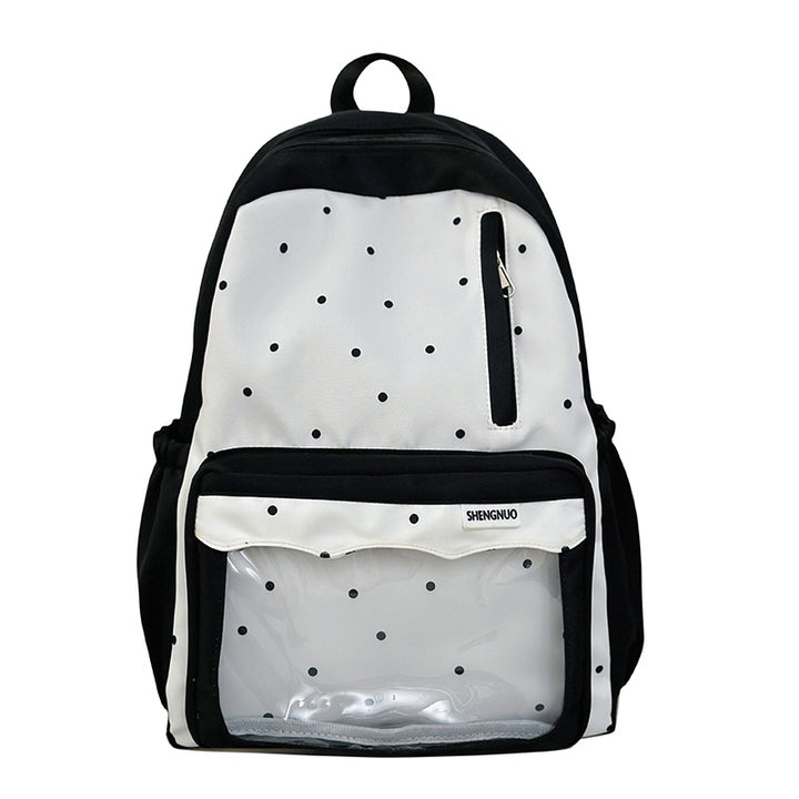 Trendige gepunktete Schul-Rucksack