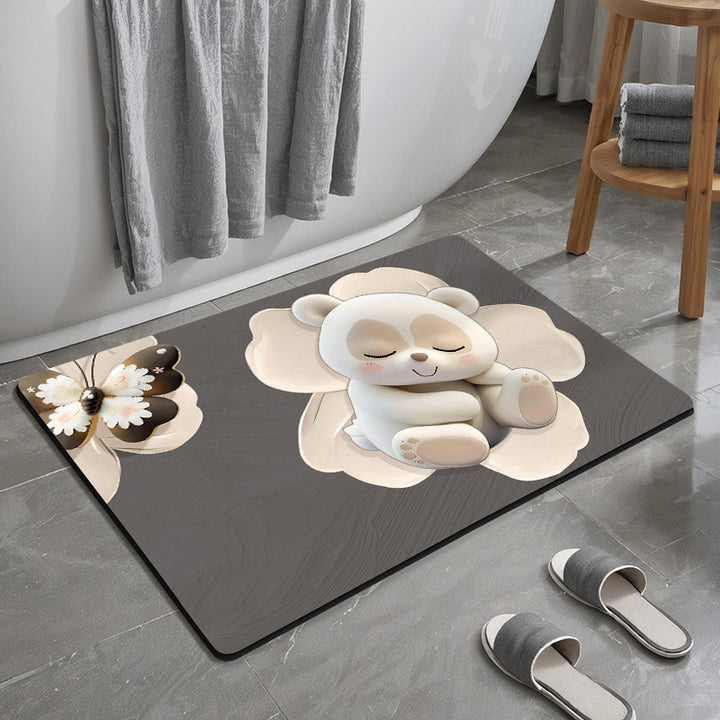 Mermaid-Themen Memory Foam Badmatte Karnz
