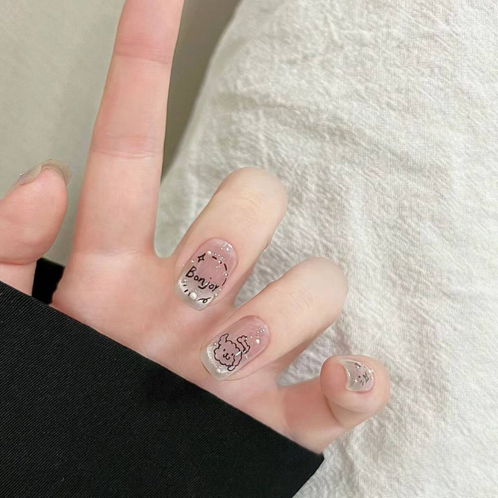 Verspielt Cartoon Nagelkunst Press-On Extensions Karnz