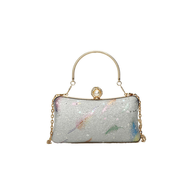 Glitzernde Abend-Clutch-Tasche Karnz