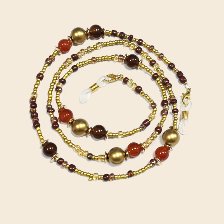 Artisan Perlen Brillen Kette Karnz
