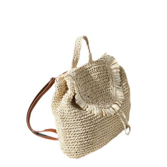Damen Handgeknüpfte Freizeit-Rucksacktasche Karnz