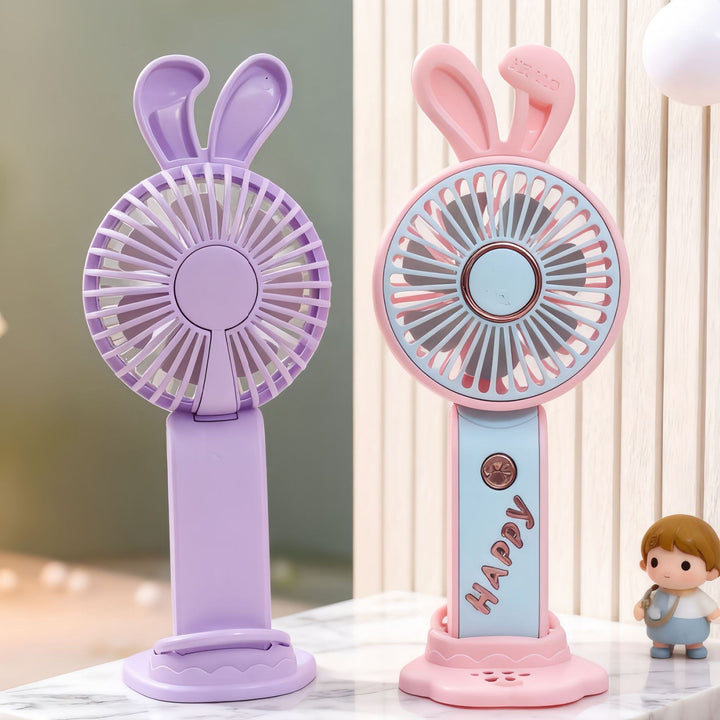 Damen Tragbarer USB Handventilator mit süßem Bärenmotiv Karnz