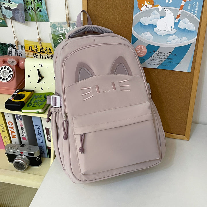 Verspielt katzenmotivierter Rucksack
