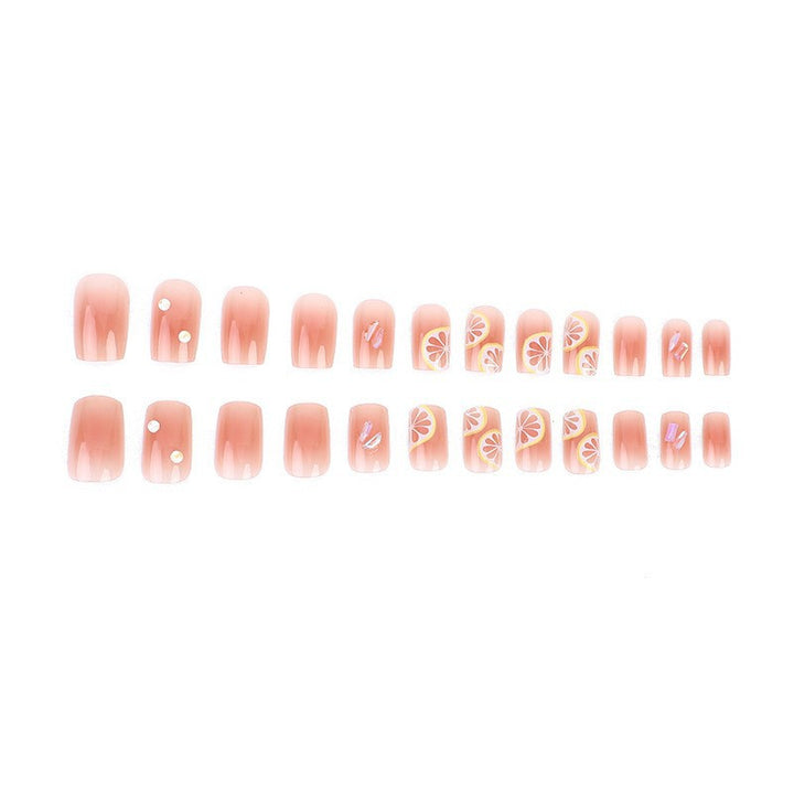 Trendy von Früchten inspirierte Nagelkunst-Set