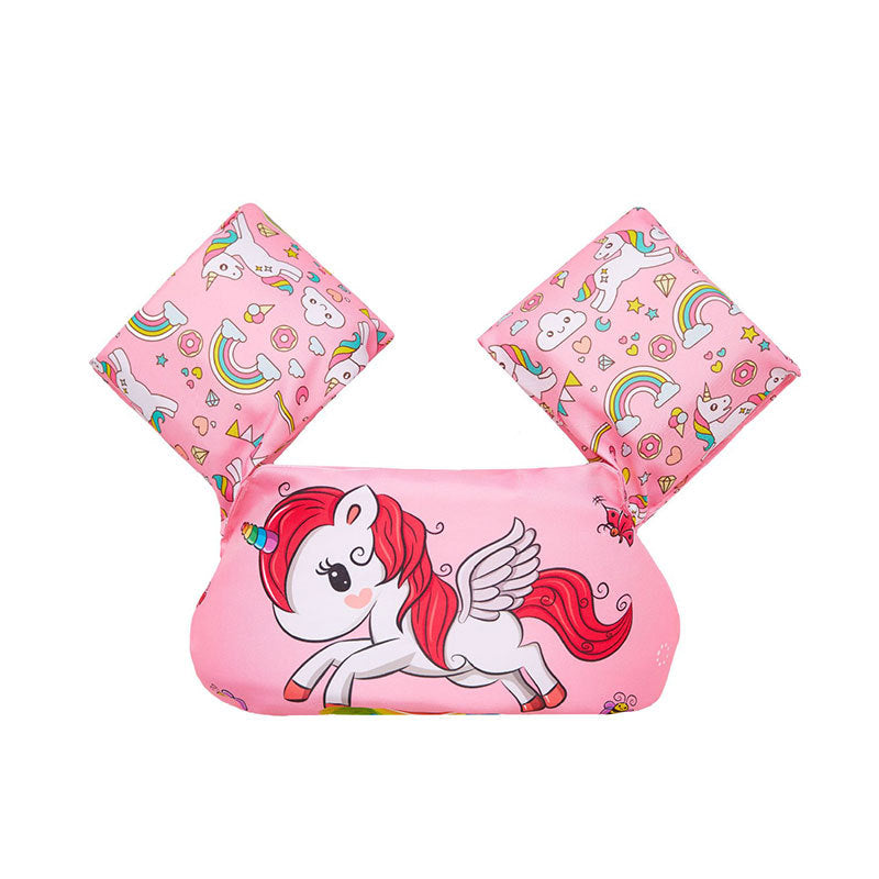 Damen Aufblasbare Schwimmhilfe mit farbigem Flamingo-Design Karnz