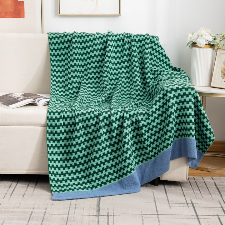 Gemütliche Strickdecke