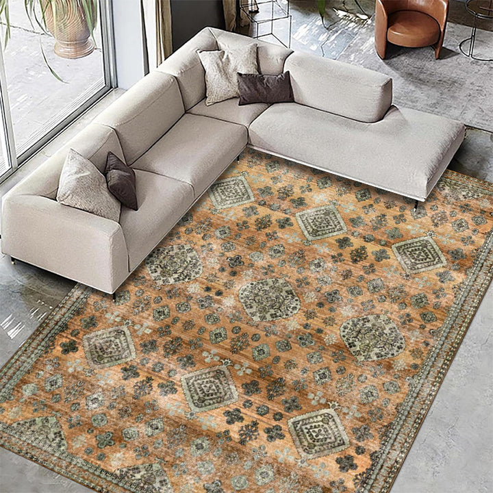 Vintage-inspirierter Teppich Karnz