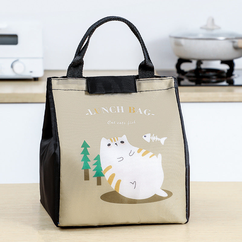 Süße Kaninchen-Themen-Isolierte Lunch-Tasche