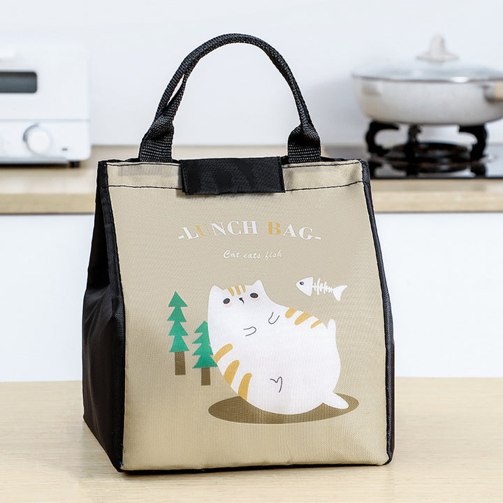Süße Kaninchen-Themen-Isolierte Lunch-Tasche