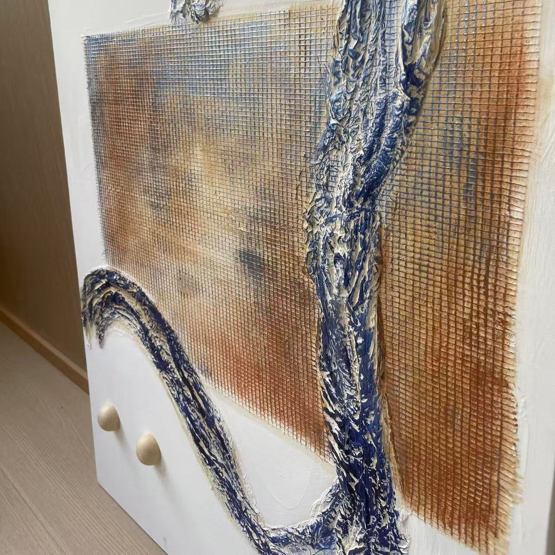 Abstract Expressionistische Wandkunst für Innenräume