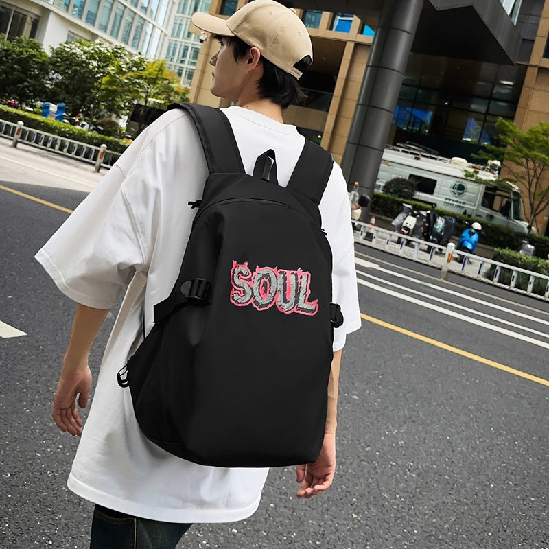Stylische Grafikdruck Rucksack Karnz