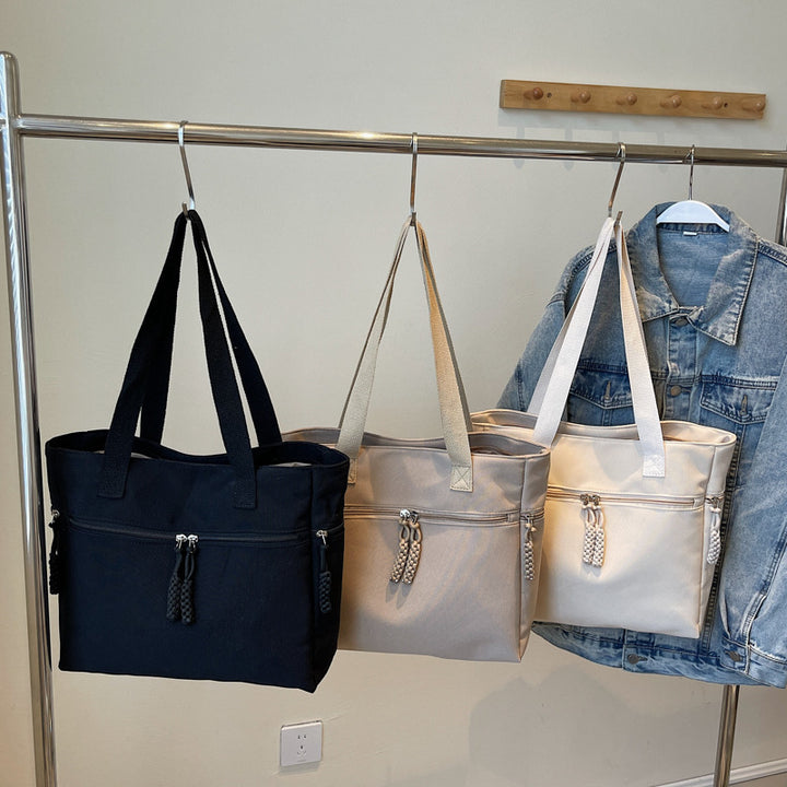 Vielseitige Reißverschluss-Canvas-Tasche Karnz