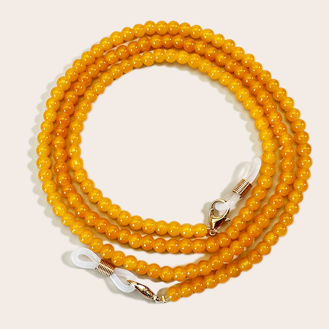 Elegante Perlen Brillenhalterkette Karnz